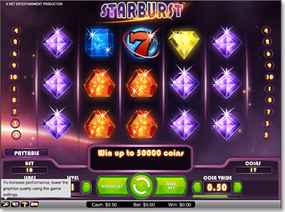 Starburst pokie bonuses